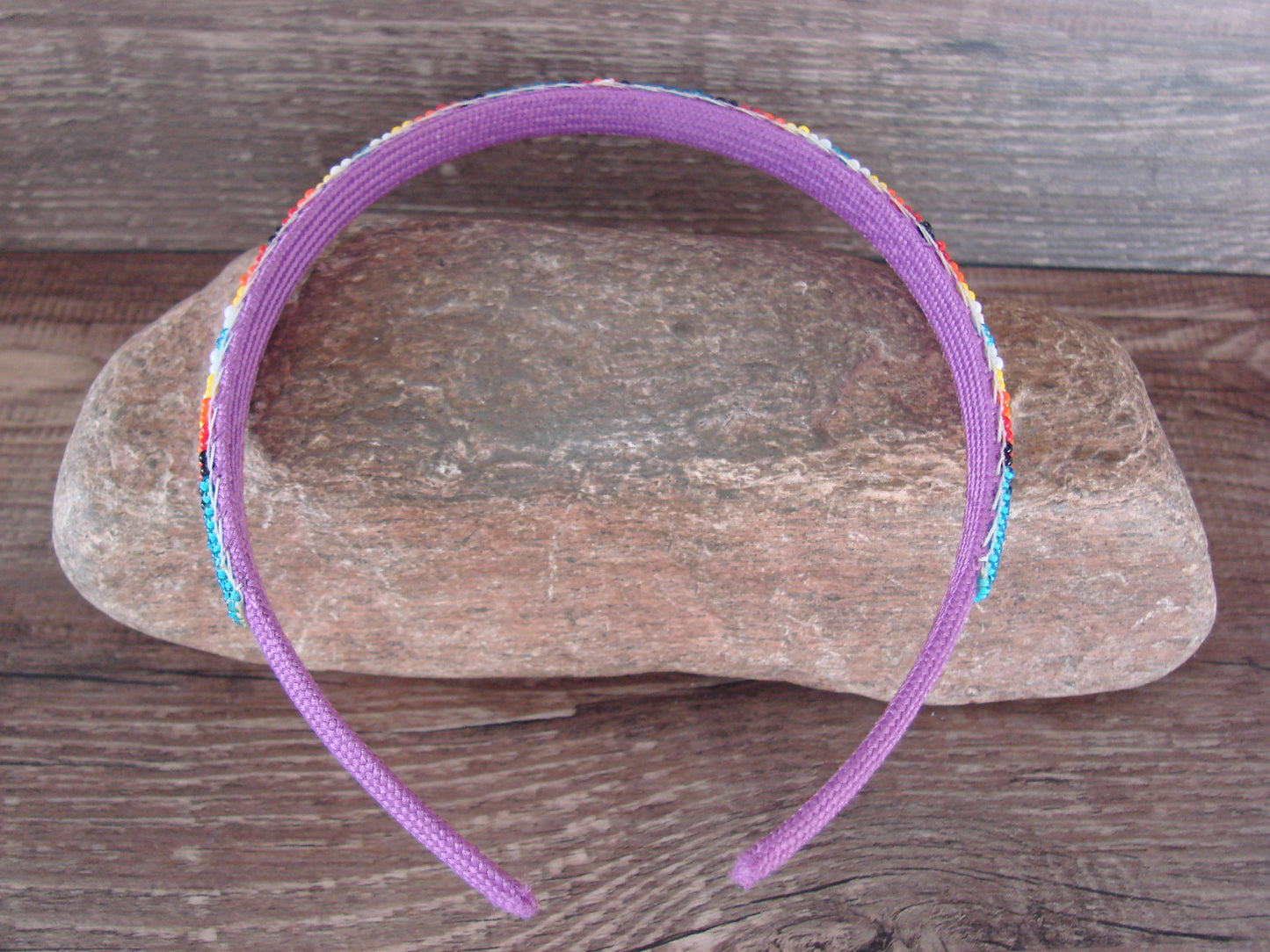 Navajo Indian Hand Beaded Head Band by Raven Cleveland