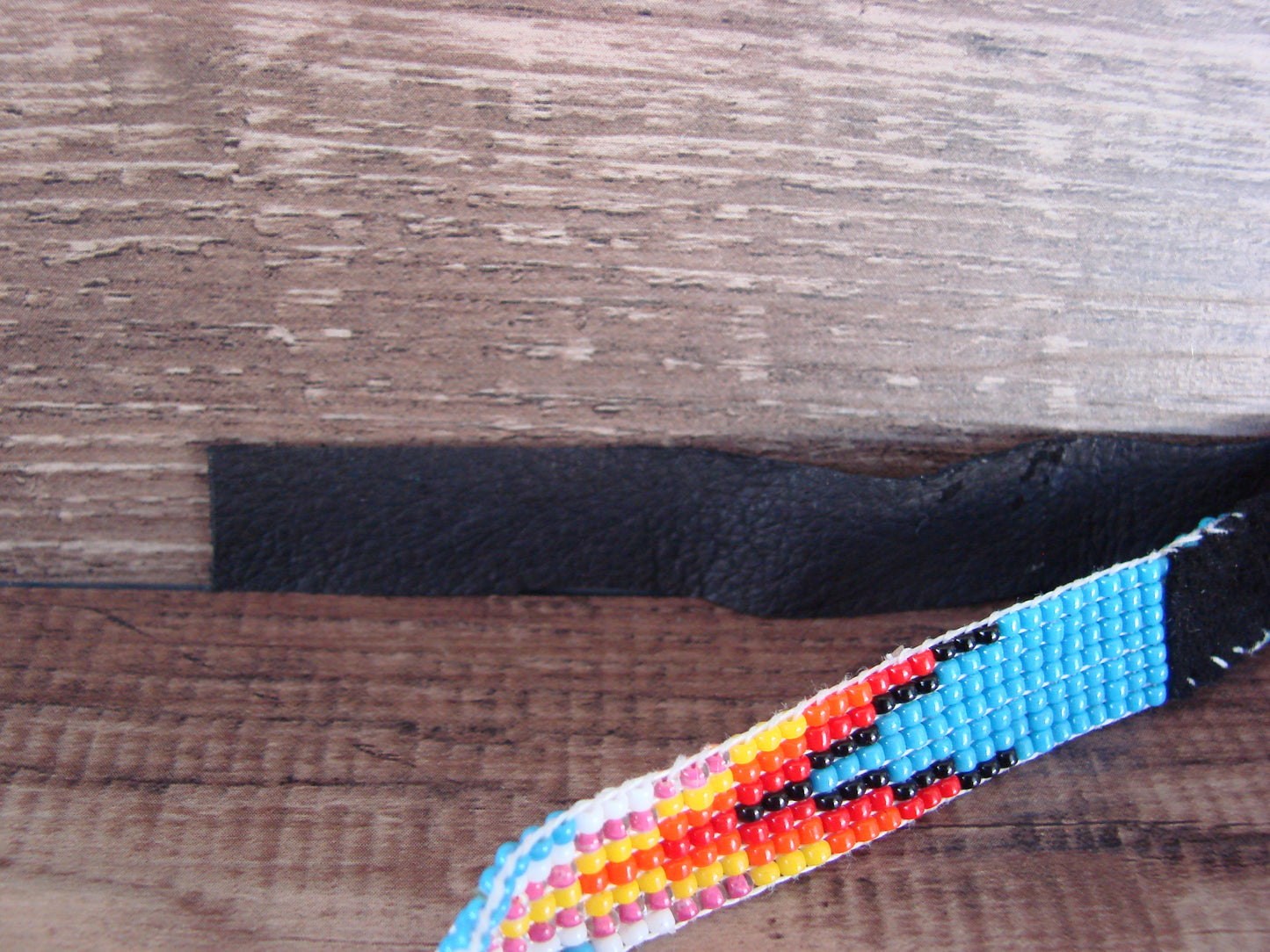 Navajo  Hand Beaded Hat Band by Jacklyn Cleveland