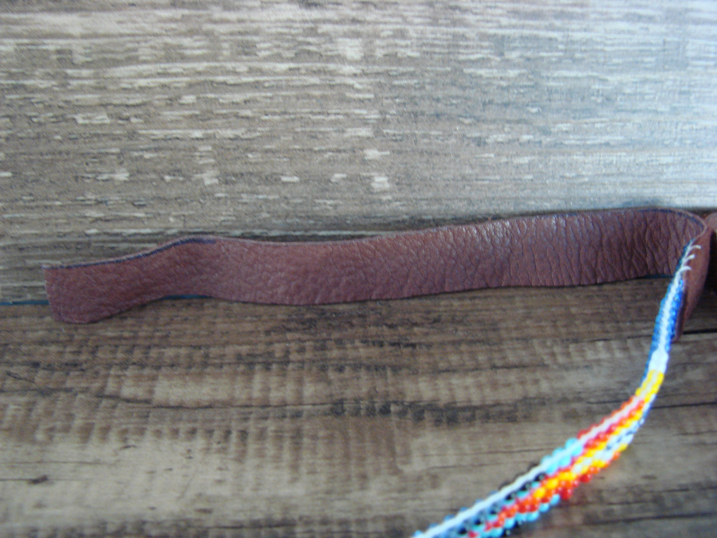 Navajo Hand Beaded Hat Band by Jacklyn Cleveland