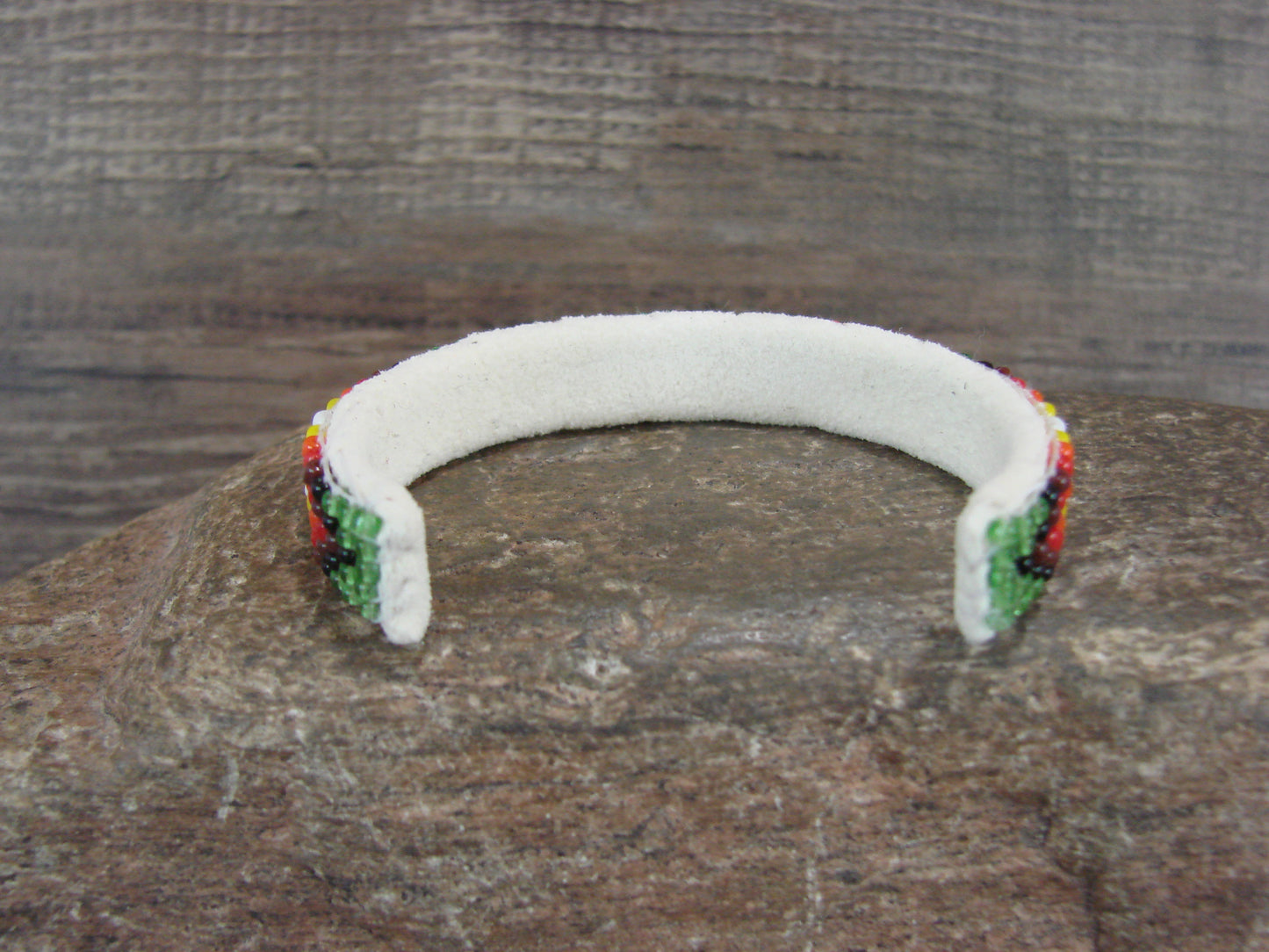 Navajo Indian Hand Beaded Baby / Child's Bracelet by Jackie Cleveland