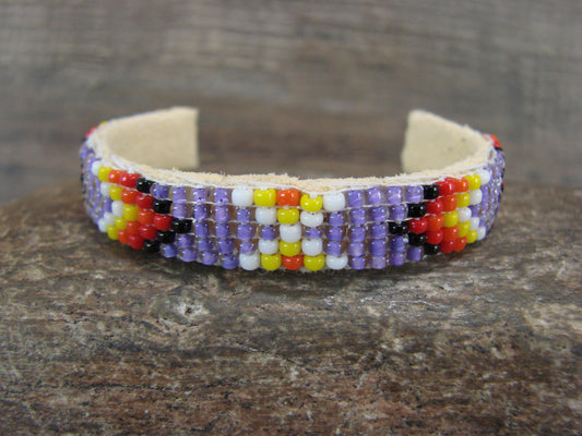 Navajo Indian Hand Beaded Baby / Child's Bracelet by Jackie Cleveland