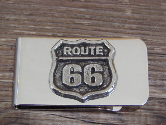 Navajo Indian Route 66 Money Clip by Yazzie