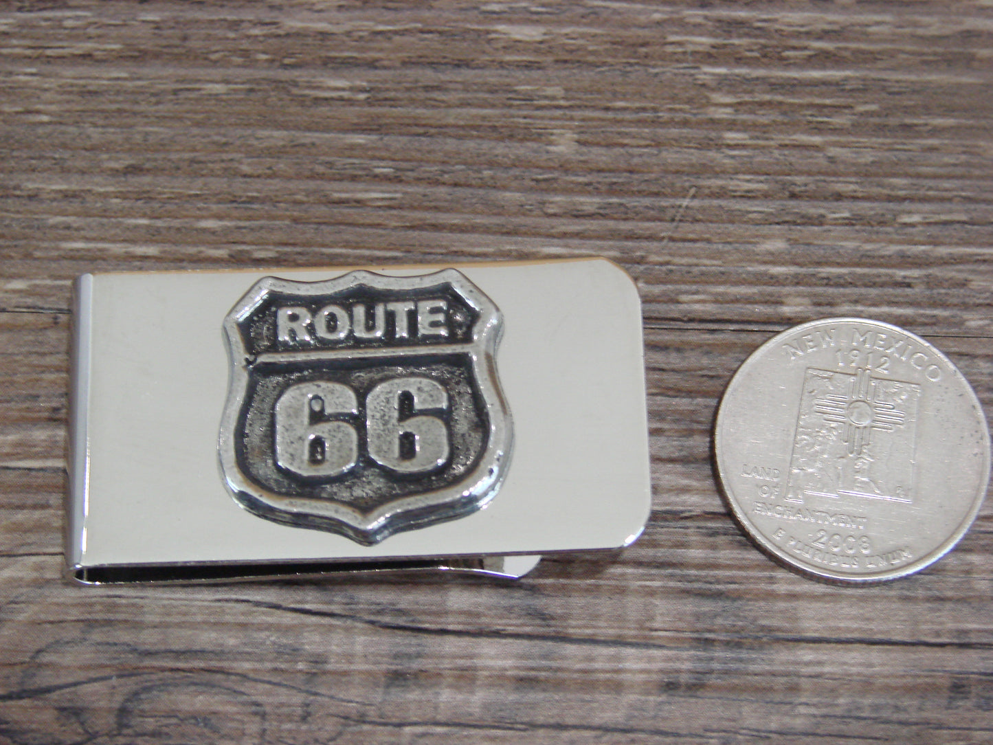 Navajo Indian Route 66 Money Clip by Yazzie