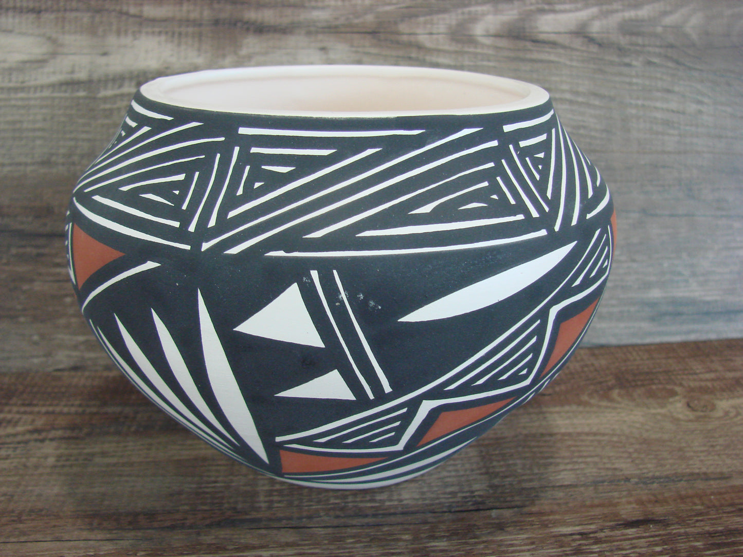 Acoma Pueblo Fine Line Hand Painted Pottery by Debra Waanda