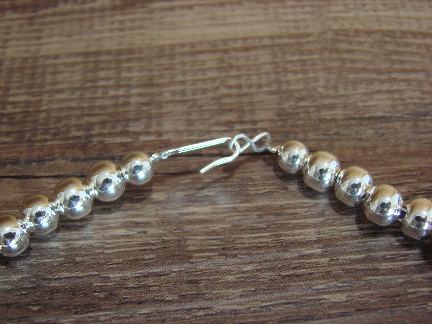 Navajo Nickel Silver & White Howlite Necklace - Cleveland