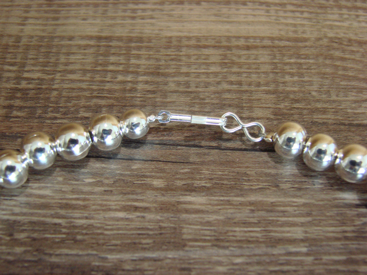 Navajo Nickel Silver & White Howlite Necklace - Cleveland