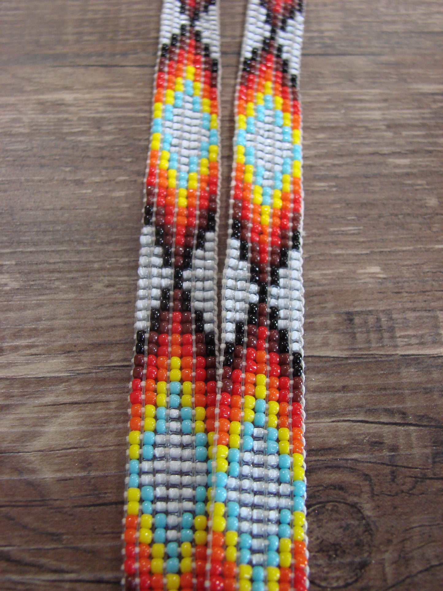Navajo Indian Hand Beaded Lanyard by Cleveland