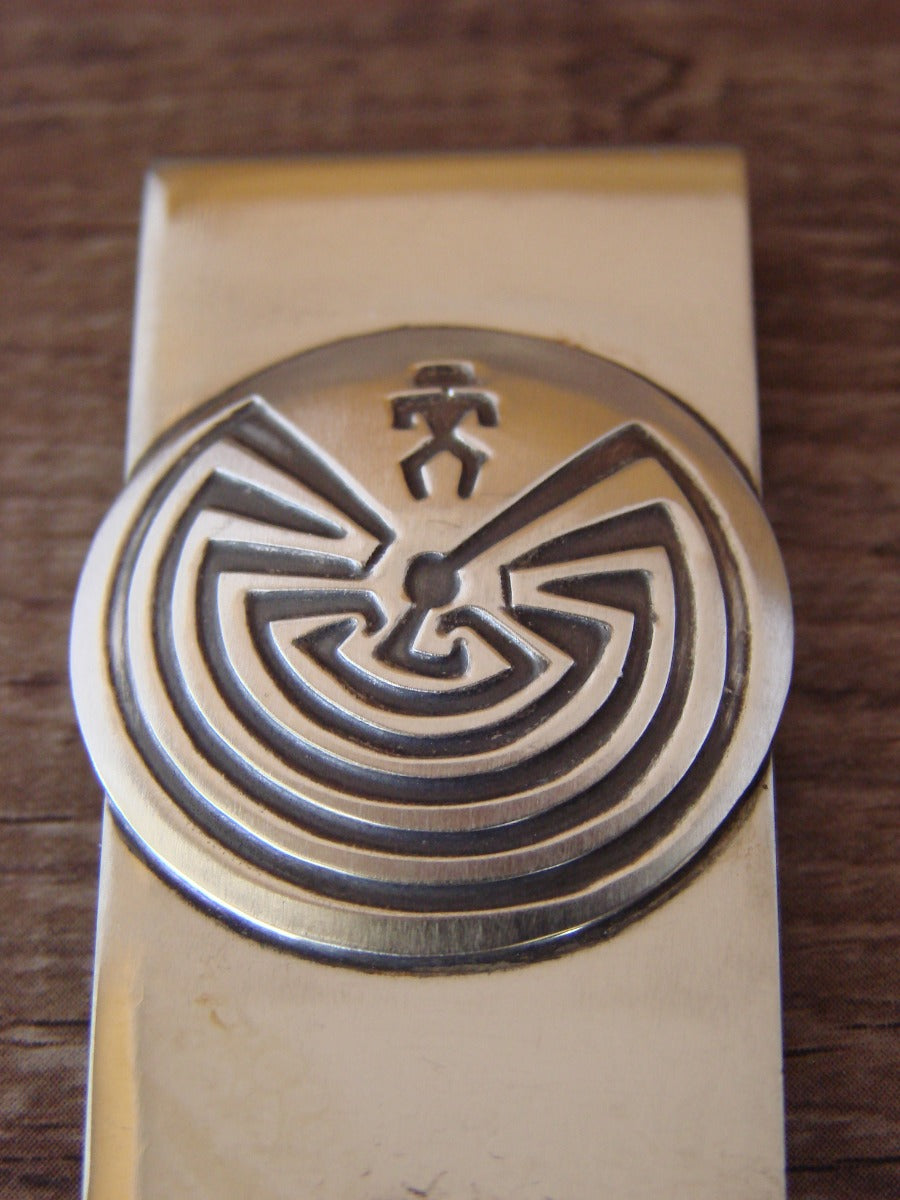 Native American Indian Man in the Maze Money Clip by Stanley Gene