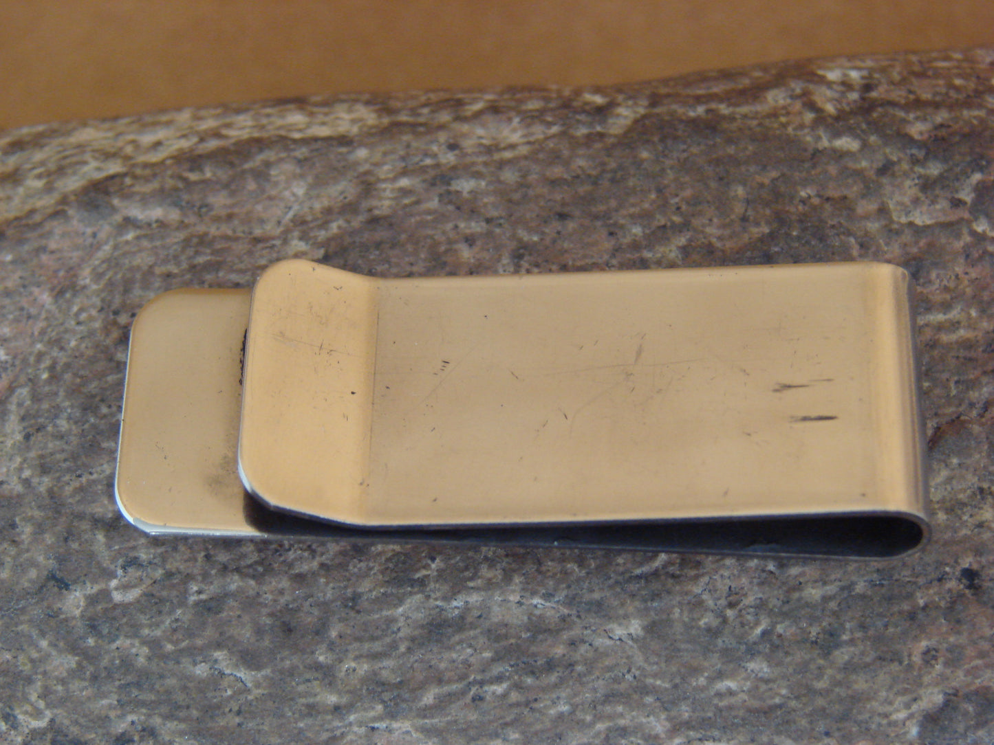 Native American Indian Sterling Silver & Turquoise Bear Paw Money Clip