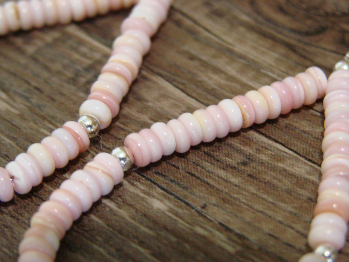 Native American Navajo Pink Conch Dangle Earrings by Louise Joe