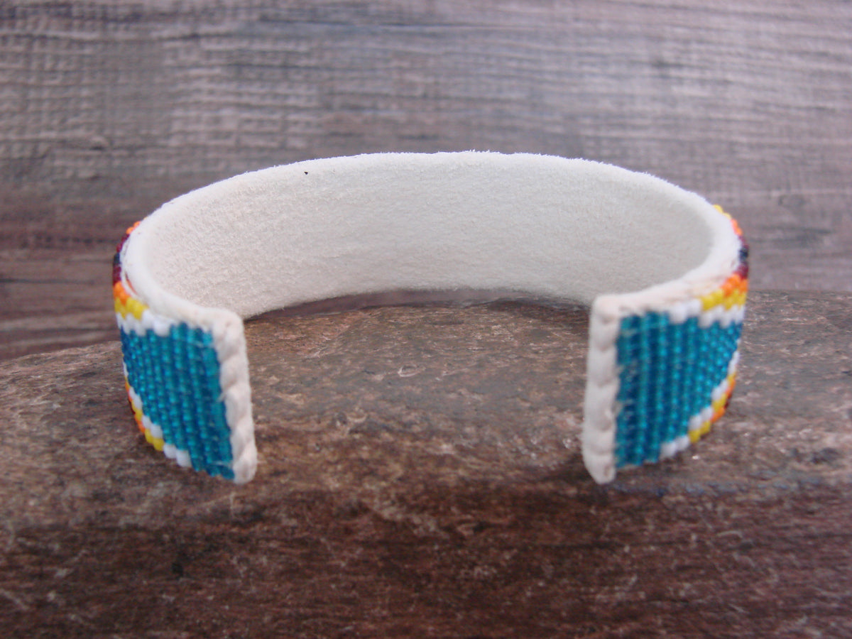 Native American Hand Beaded 3/4" Bracelet by Cleveland