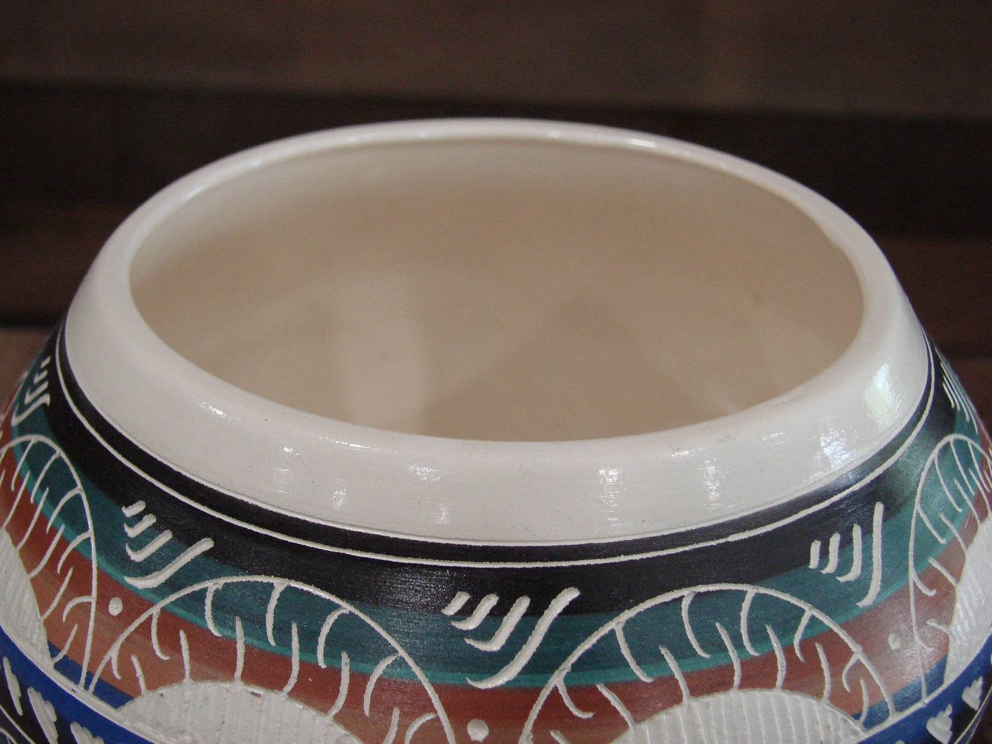 Native American Hand Etched & Hand Painted Pottery - Gilmore