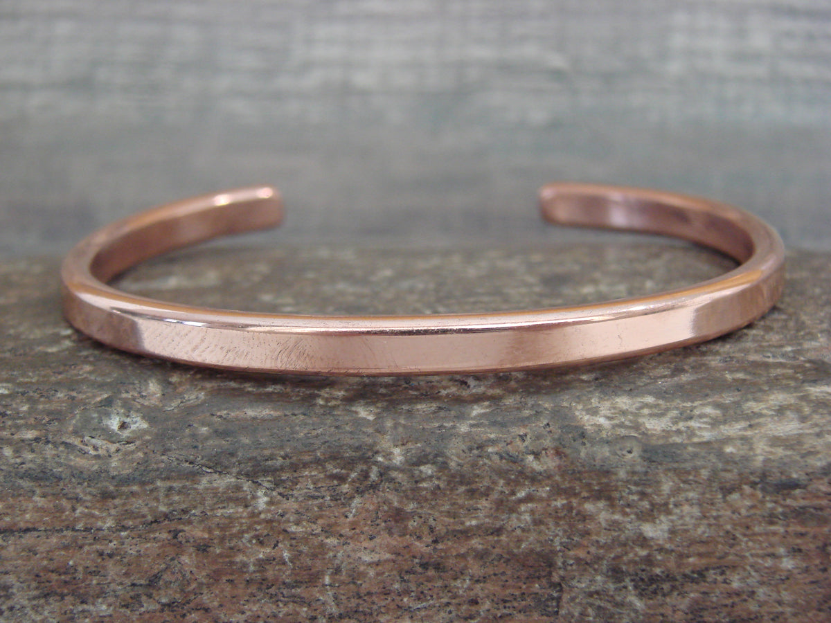 Native American Navajo Copper Bracelet by Elaine Tahe