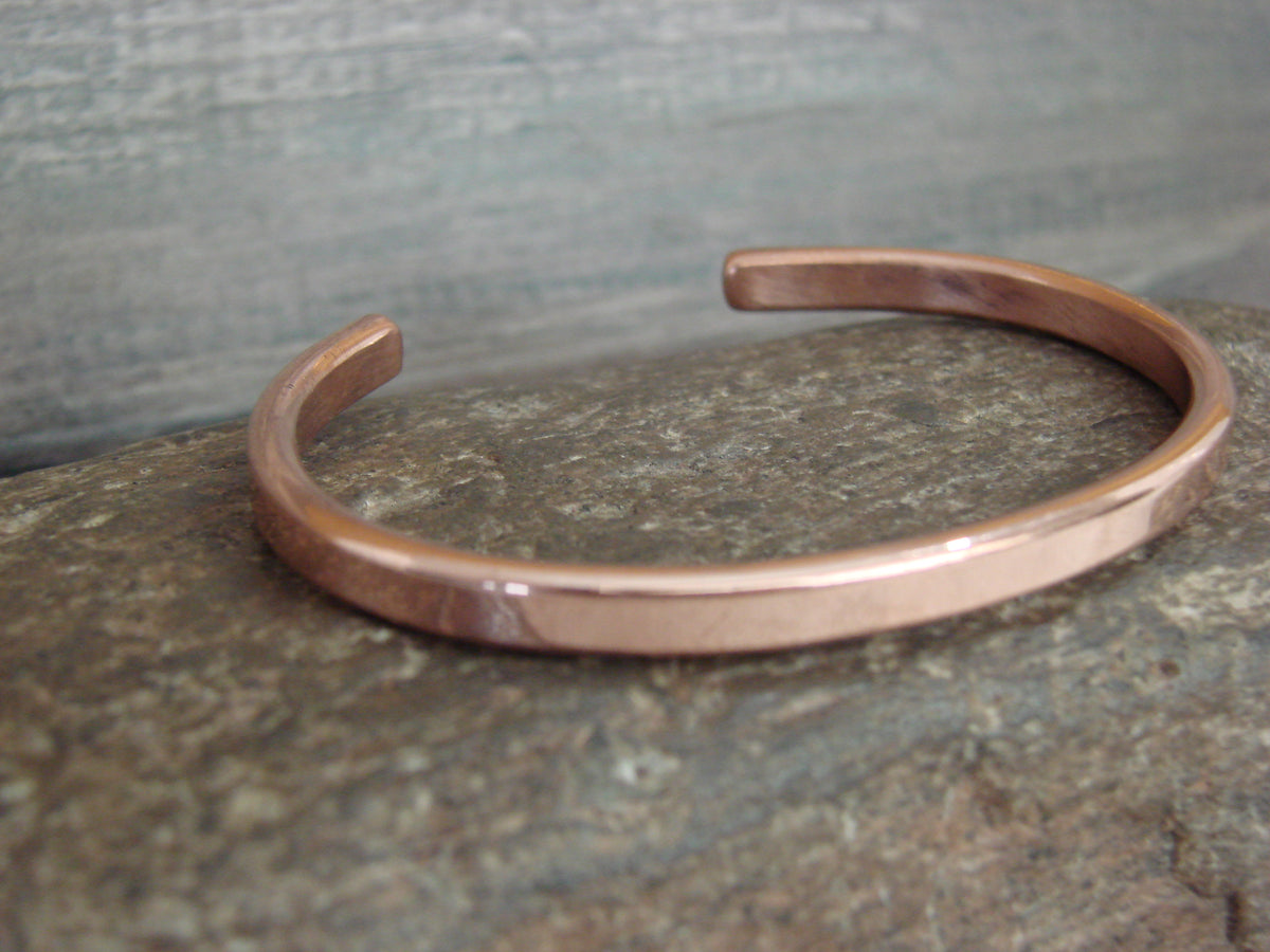 Native American Navajo Copper Bracelet by Elaine Tahe