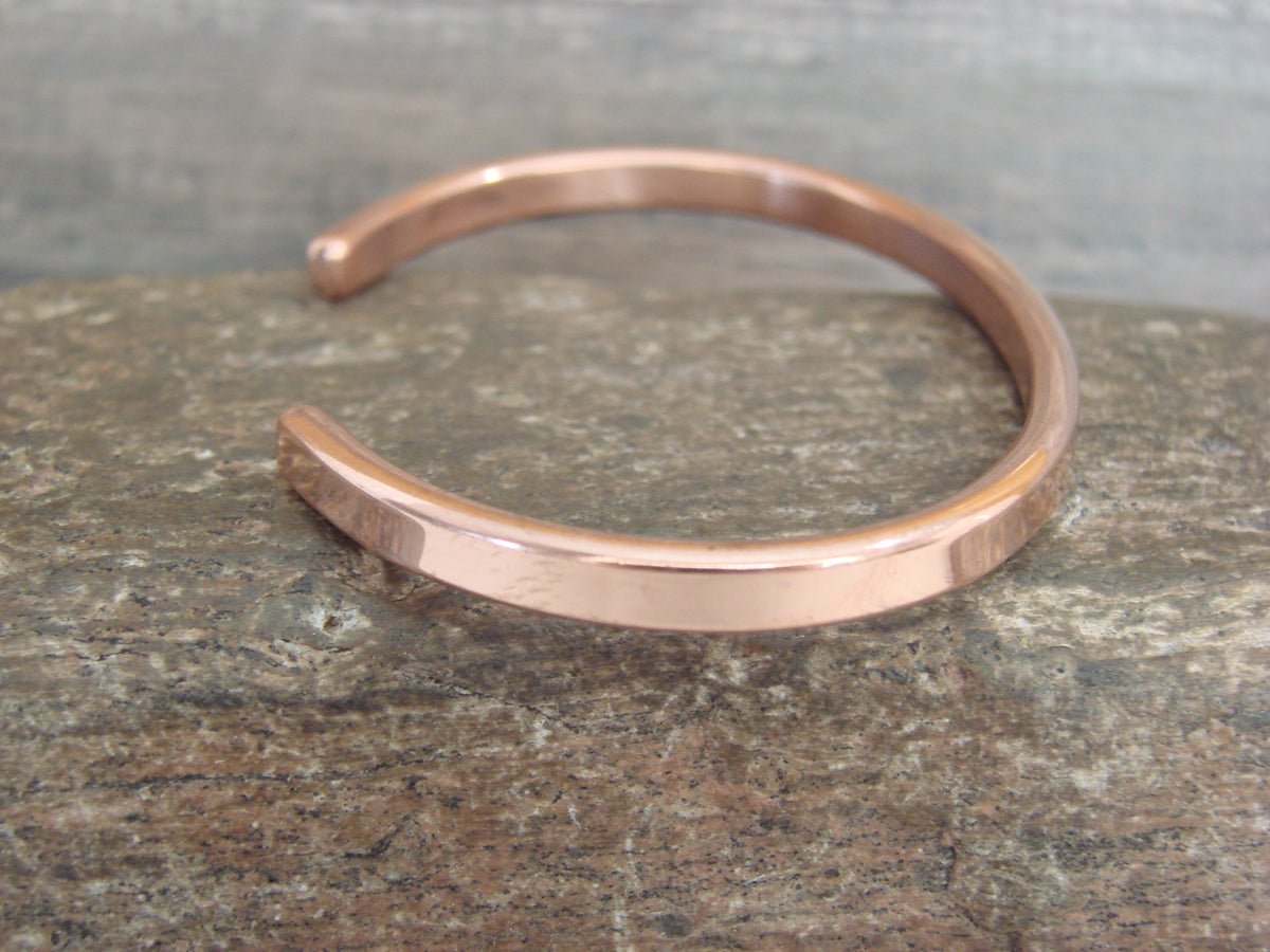 Native American Navajo Copper Bracelet by Elaine Tahe