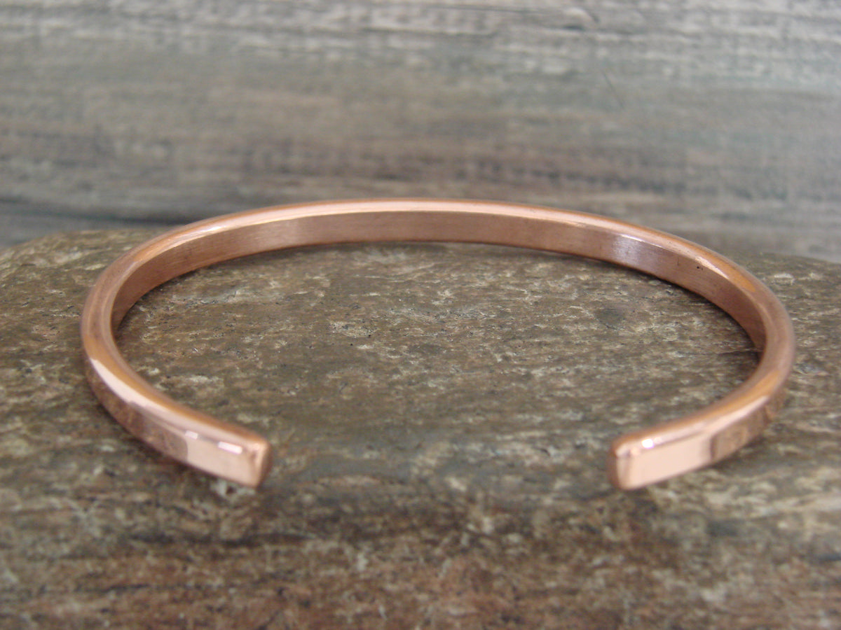 Native American Navajo Copper Bracelet by Elaine Tahe