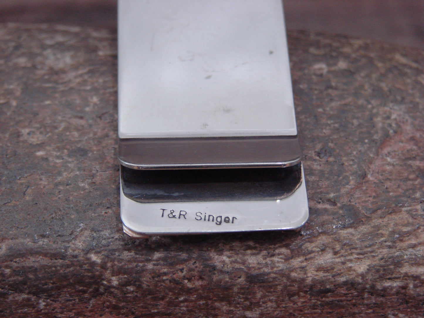Native American Sterling Silver & 12 kt Gold Fill Horse Money Clip by Singer