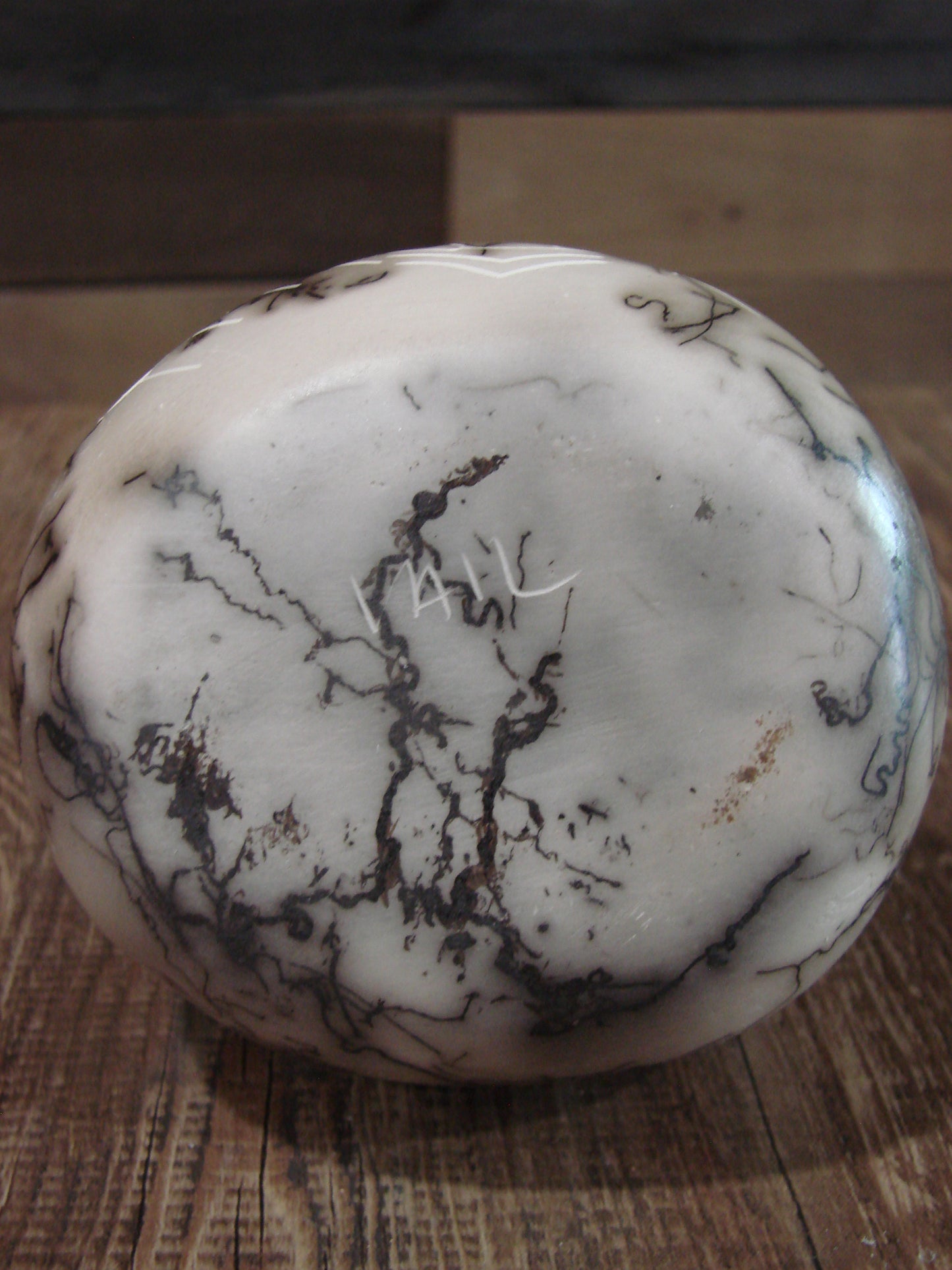 Native American Horse Hair Wedding Vase Pottery by Vail