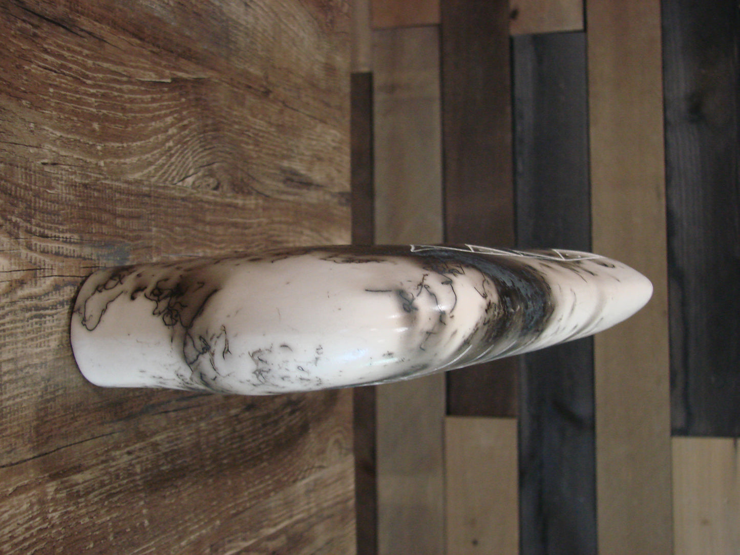Native American Acoma Pottery Horse Hair Buffalo Sculpture by Yellow Corn