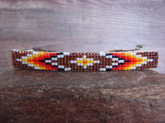 Native American Hand Beaded Hair Barrette by Cleveland