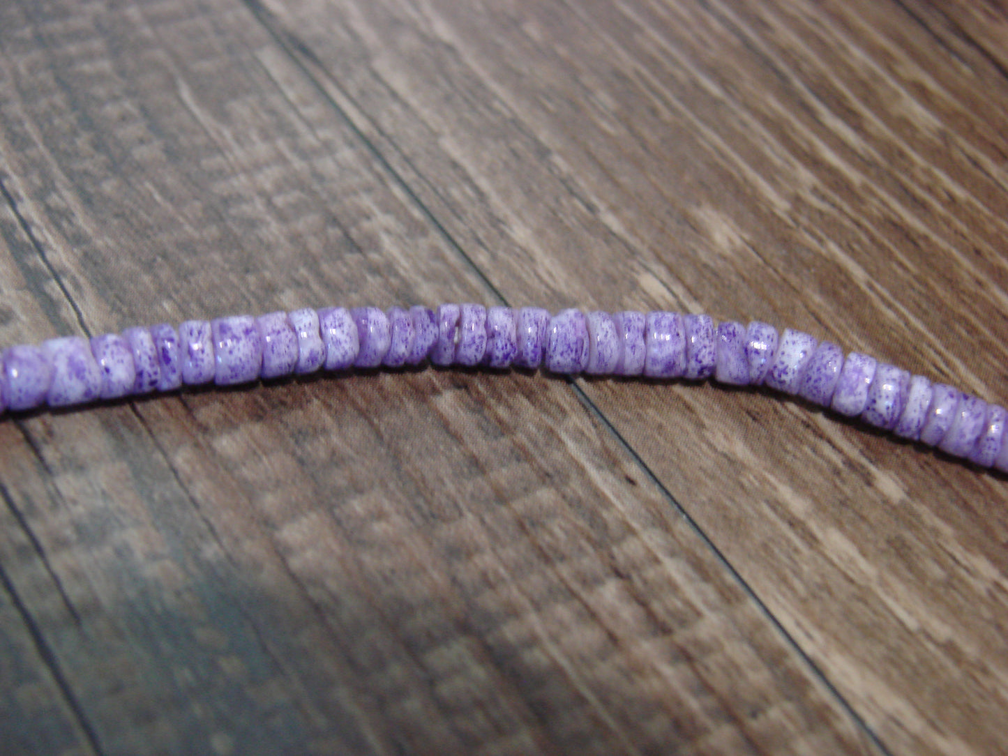 Hand Carved Bronze Purple Turquoise Aggregate  Hummingbird Fetish Necklace - Mitchell