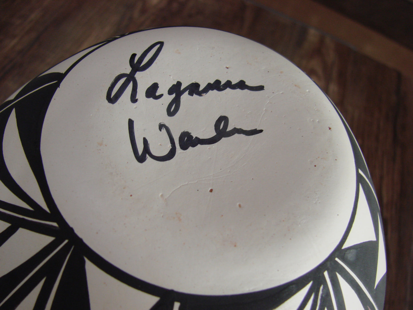 Native American Hand Painted Fine Line Acoma Pottery by Waconda
