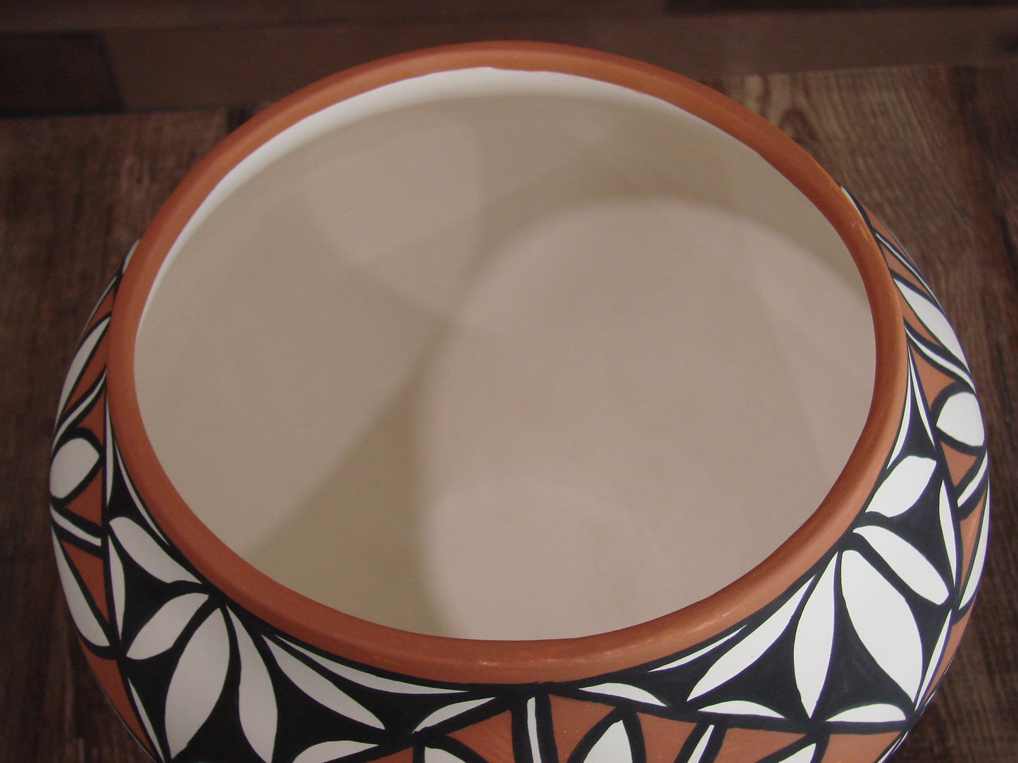 Native American Laguna Fine Line Hand Painted Pottery by Davis