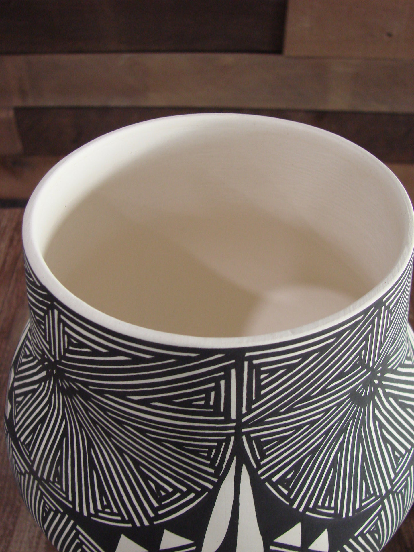 Native American Hand Painted Fine Line Acoma Pottery by Waconda