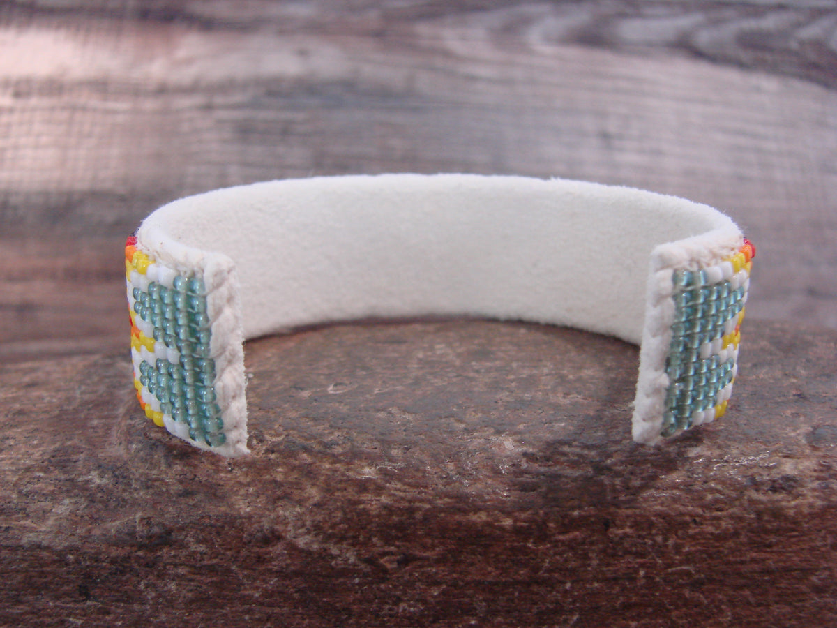 Native American Hand Beaded 3/4" Bracelet by Cleveland