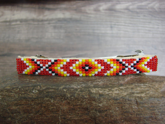 Native American Hand Beaded Hair Barrette by Cleveland
