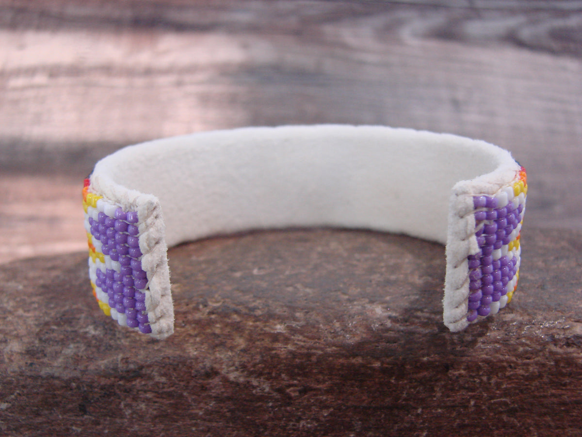 Native American Hand Beaded 3/4" Bracelet by Cleveland
