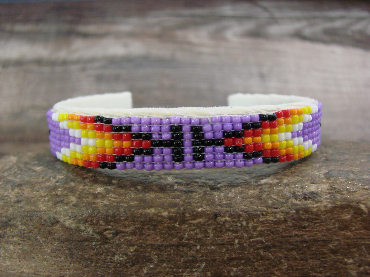 Native American Hand Beaded 1/2" Bracelet by Cleveland
