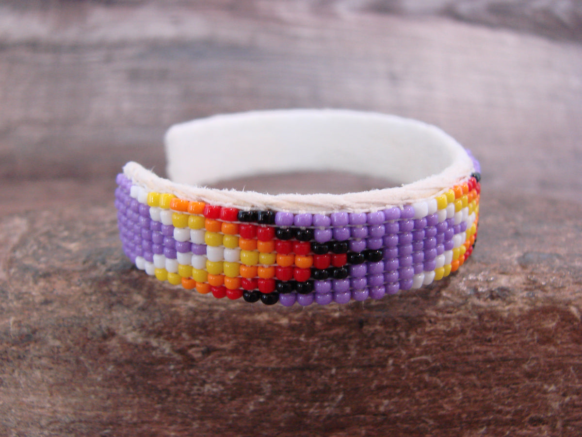 Native American Hand Beaded 1/2" Bracelet by Cleveland