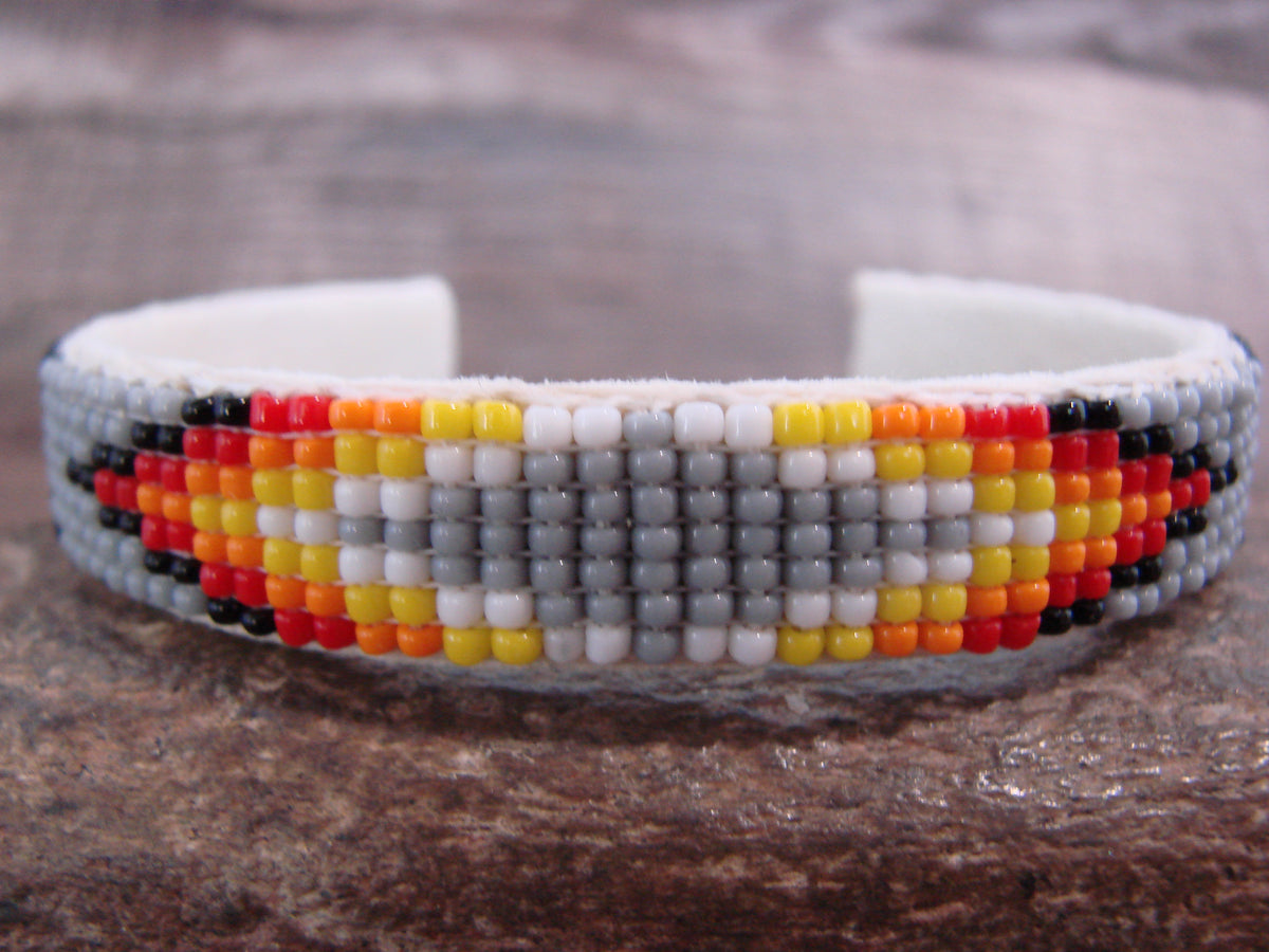 Native American Hand Beaded 1/2" Bracelet by Cleveland