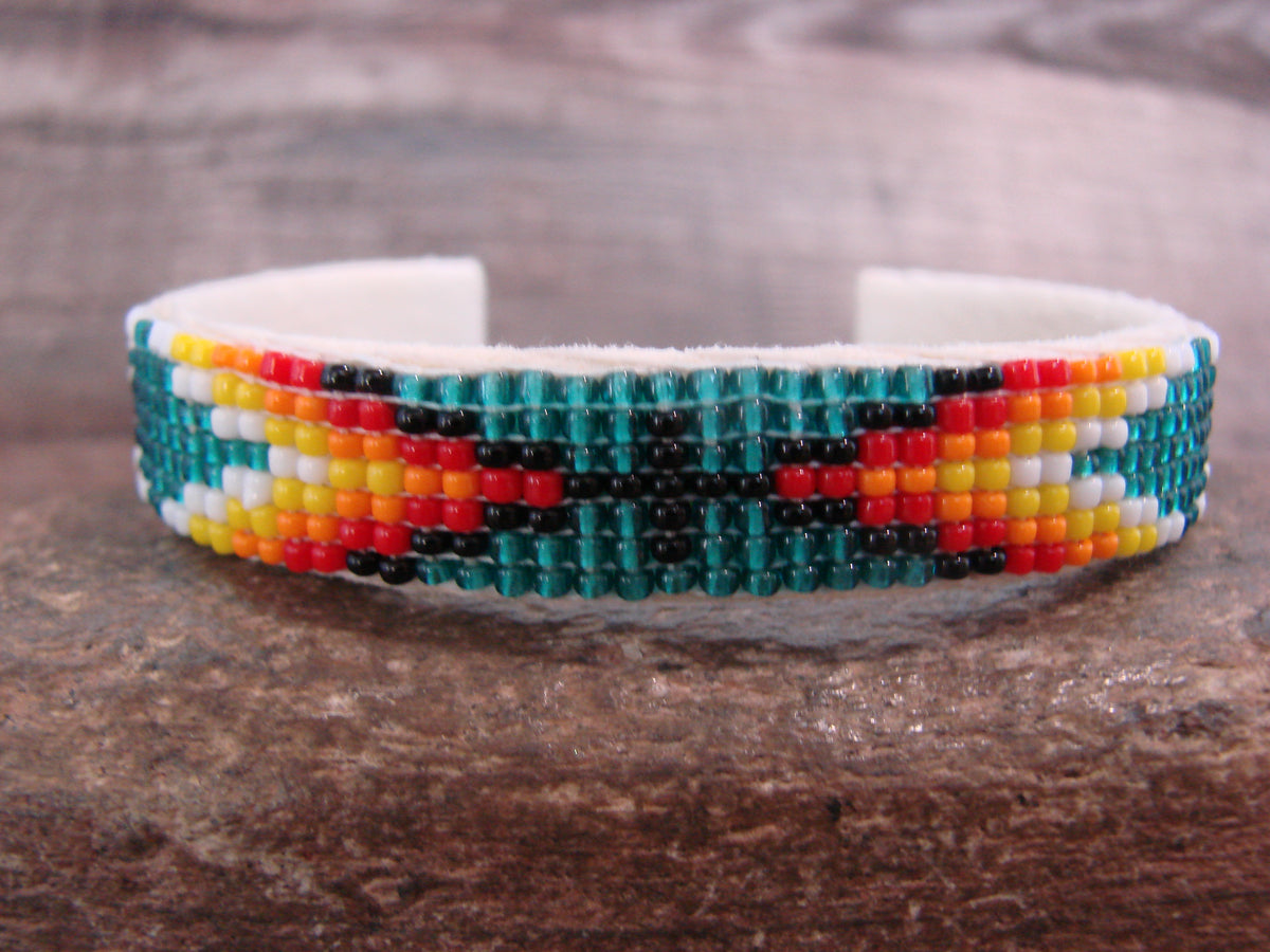 Native American Hand Beaded 1/2" Bracelet by Cleveland
