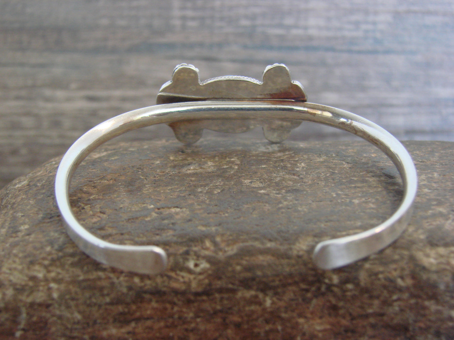 Native American Sterling Silver & Turquoise Bracelet by Francisco