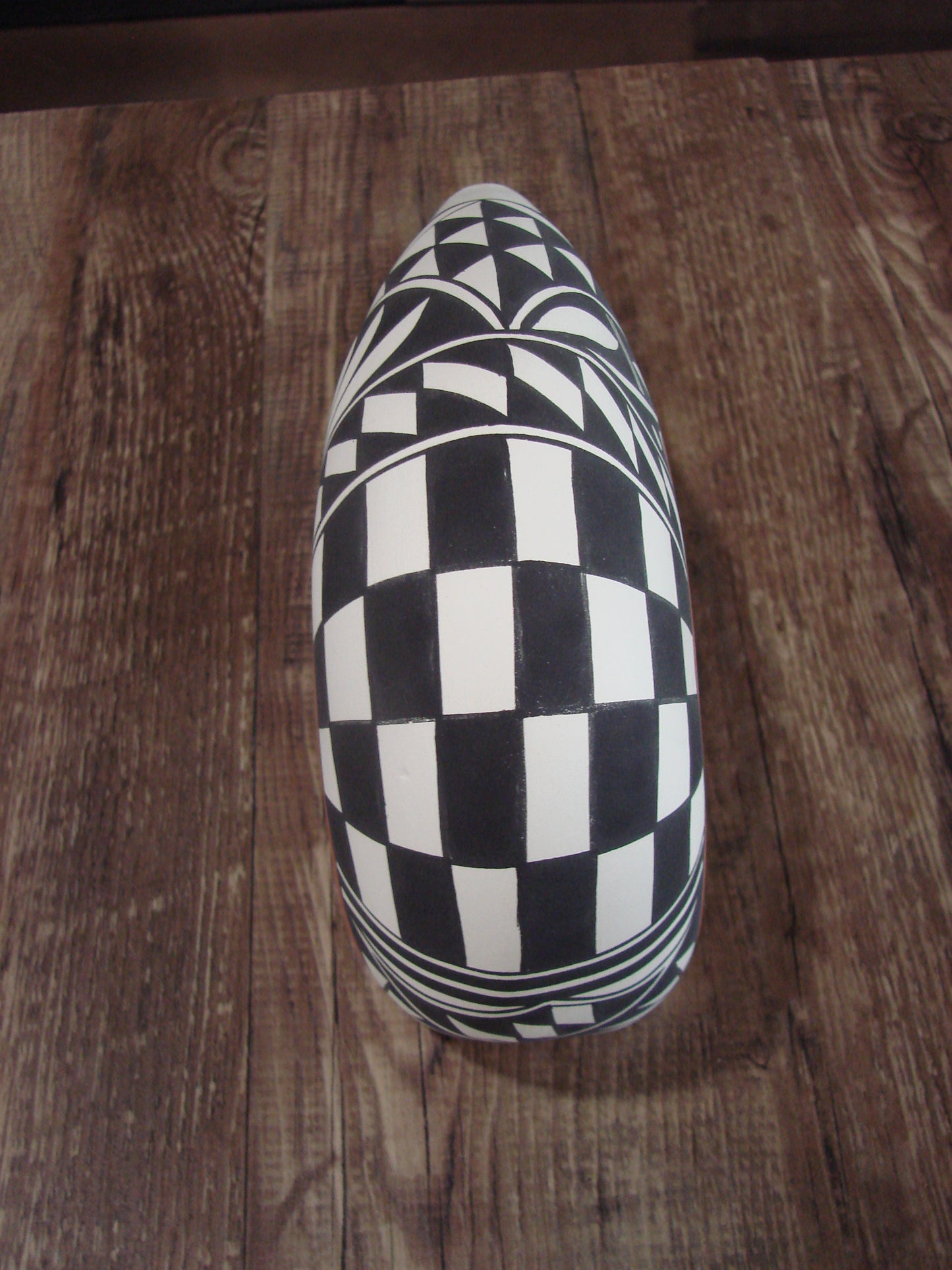 Native American Hand Painted Acoma Bear Pottery by Kuutimaitsa