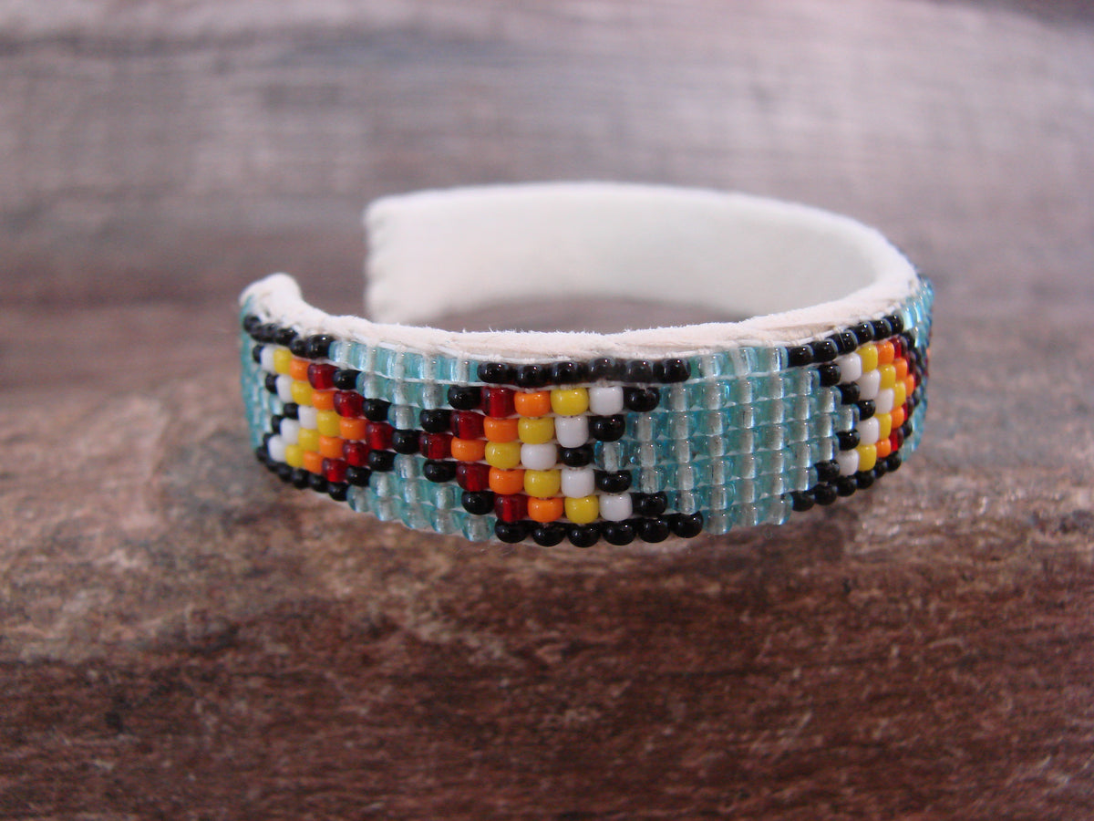 Native American Hand Beaded 1/2" Bracelet by Cleveland