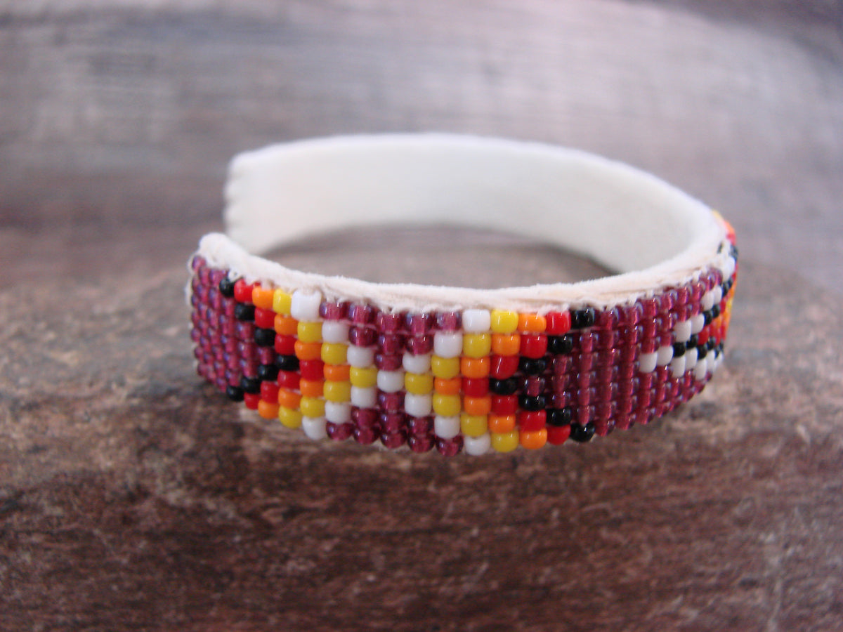 Native American Hand Beaded 1/2" Bracelet by Cleveland