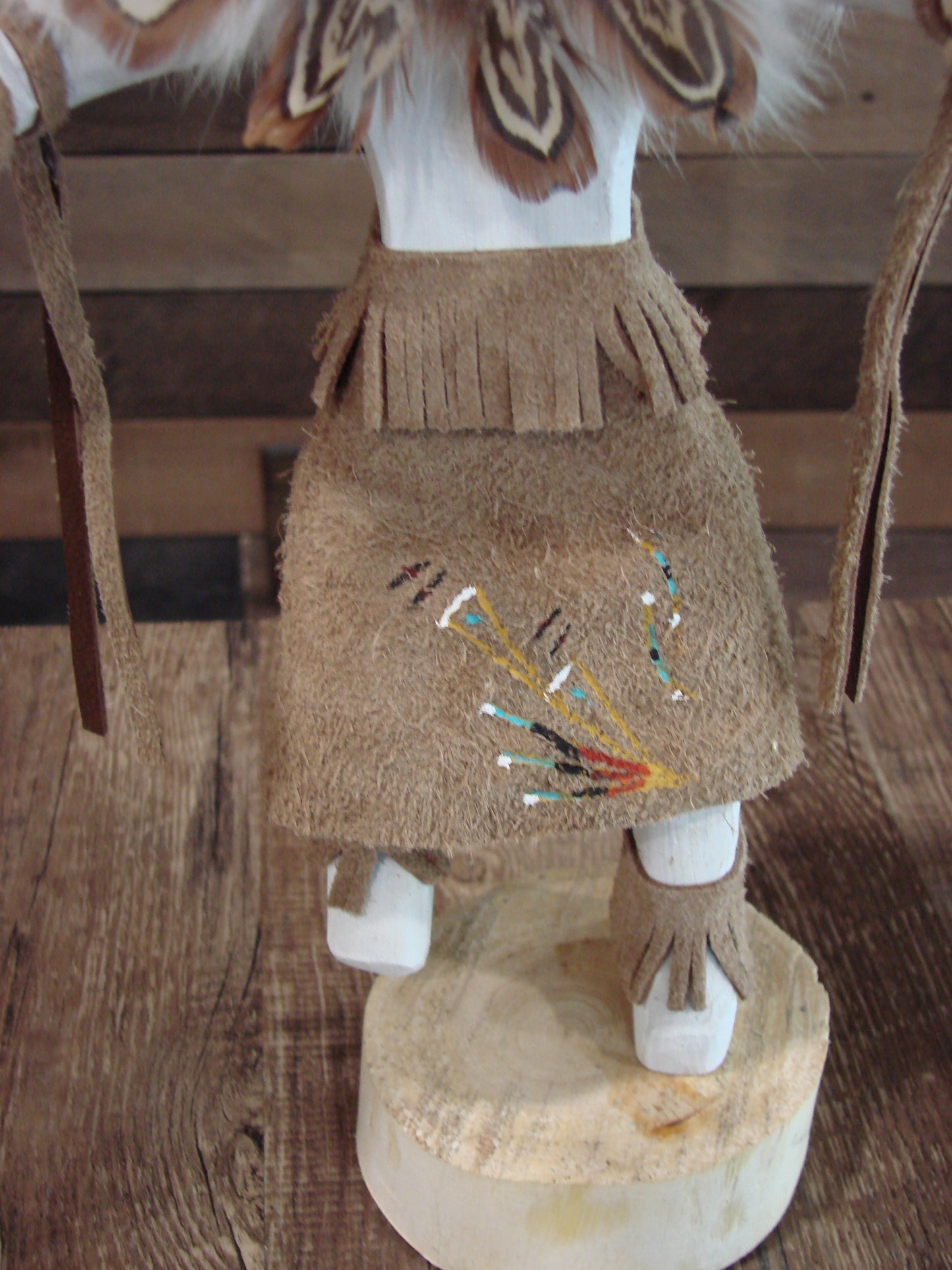 Native American Navajo Sunface Kachina Dancer by J Apachito