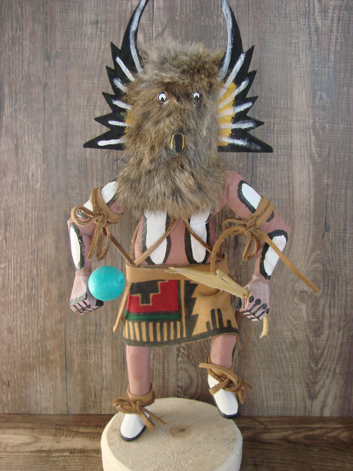 Native American Owl Kachina Dancer Signed Tsosie