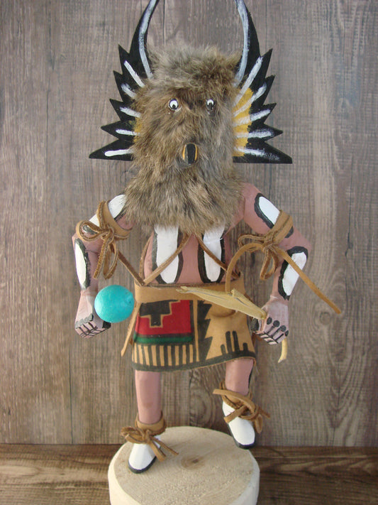 Native American Owl Kachina Dancer Signed Tsosie