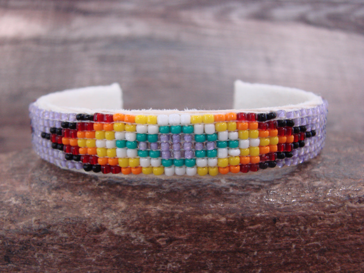 Native American Hand Beaded 1/2" Bracelet by Cleveland