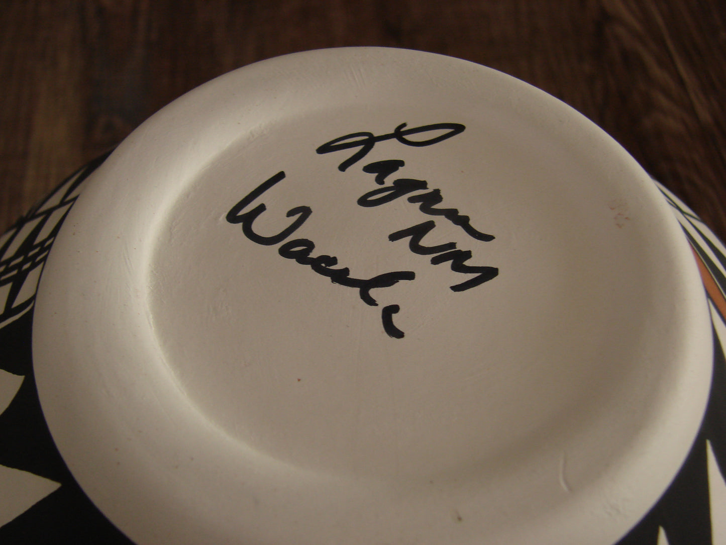 Native American Hand Painted Fine Line Acoma Pottery by Waconda