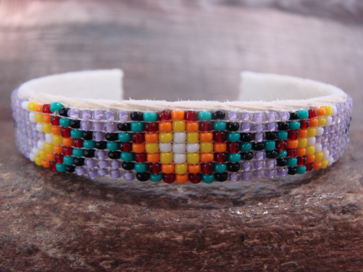 Native American Hand Beaded 1/2" Bracelet by Cleveland