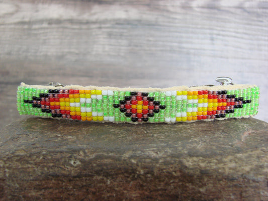 Native American Hand Beaded Hair Barrette by Cleveland