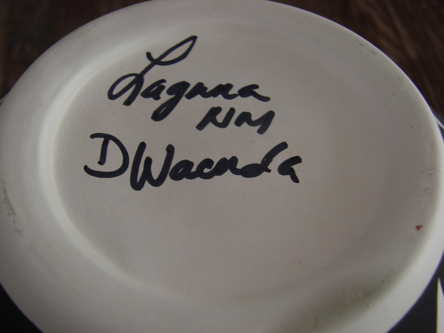 Native American Hand Painted Fine Line Acoma Pottery by Waconda