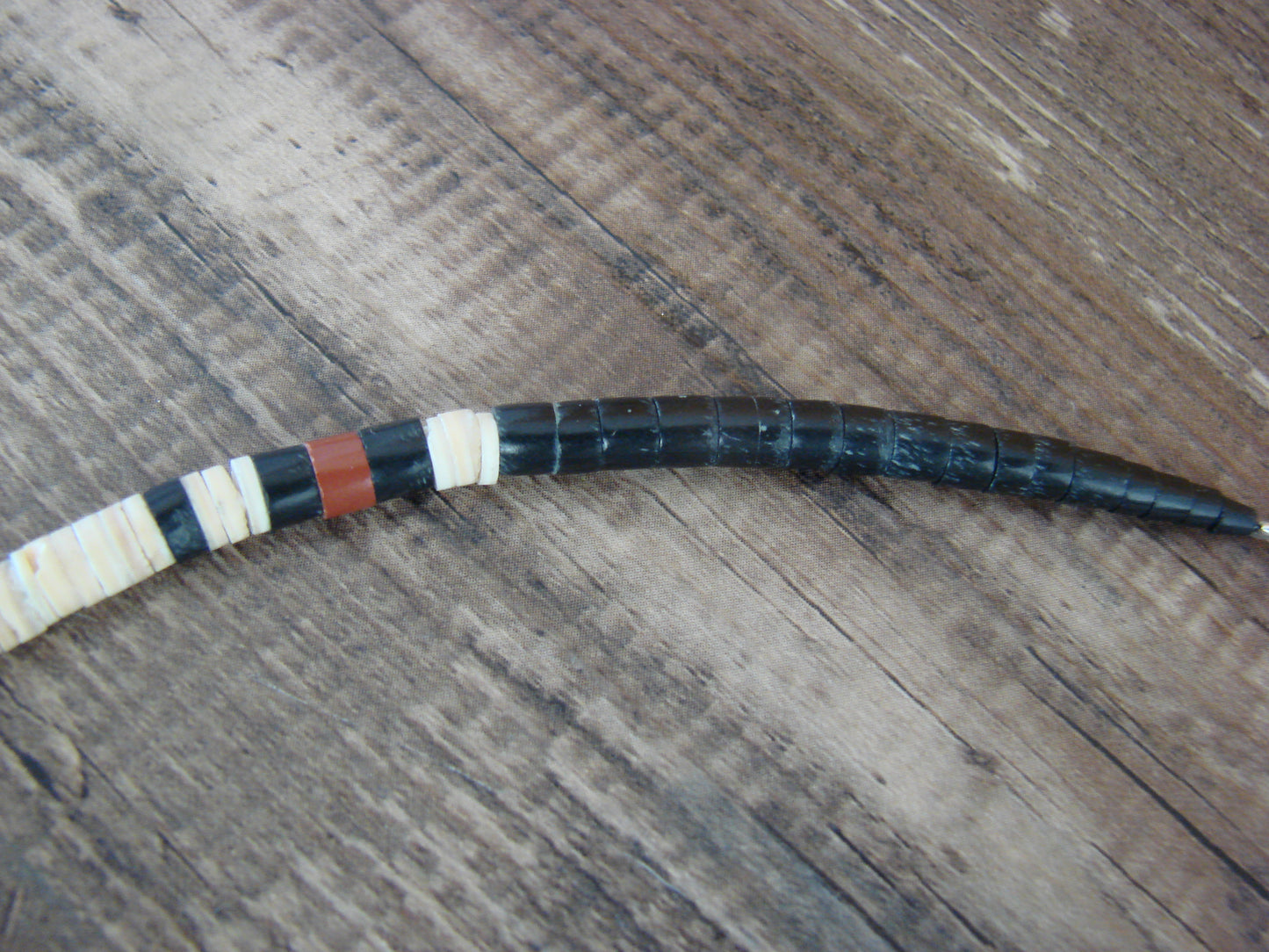 Native American 19" Santo Domingo Multi Stone Heishi Necklace - Crespin