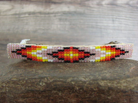 Native American Hand Beaded Hair Barrette by Cleveland