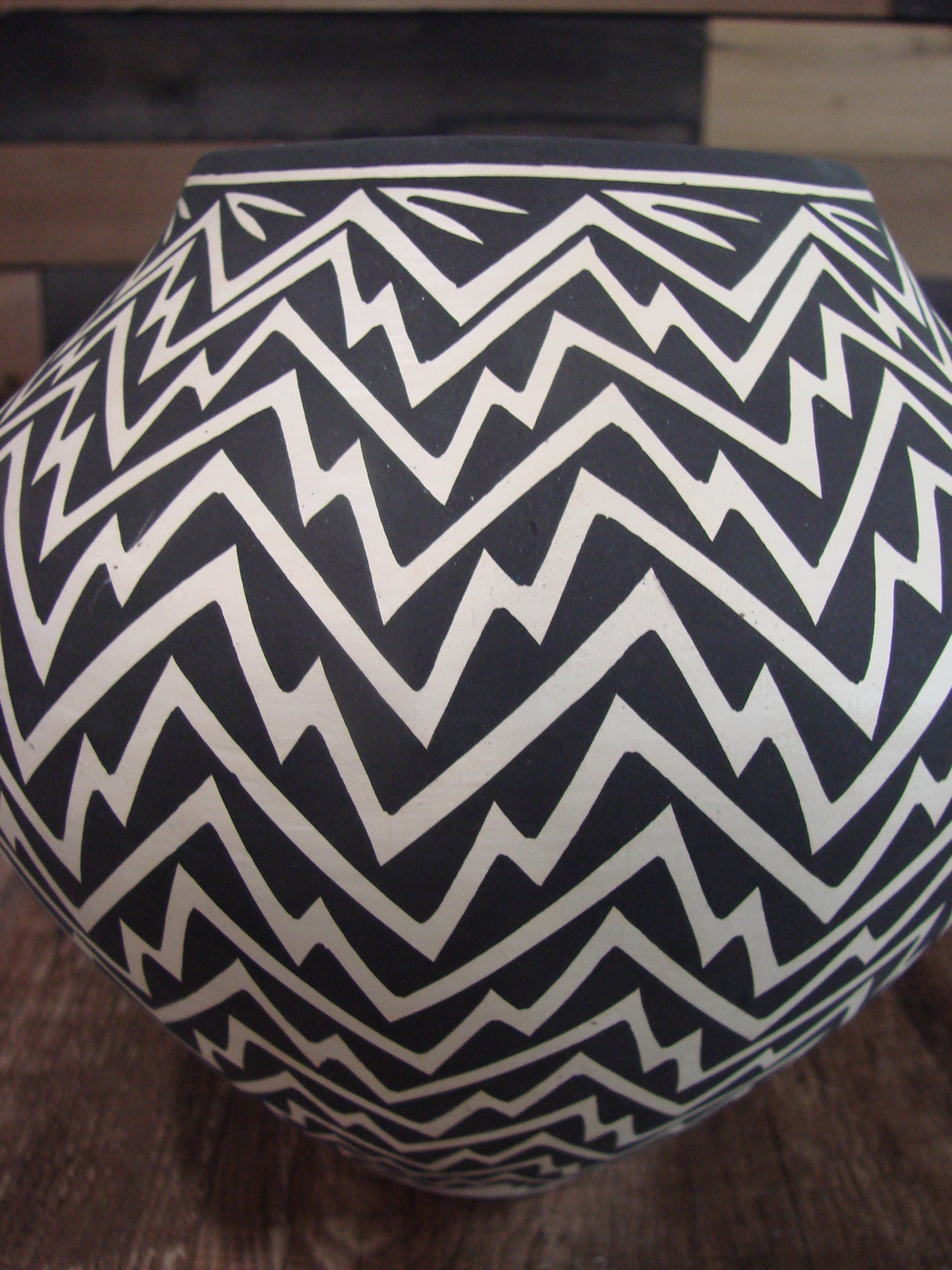 Native American Acoma Hand Coiled & Hand Painted Pottery by Victorino